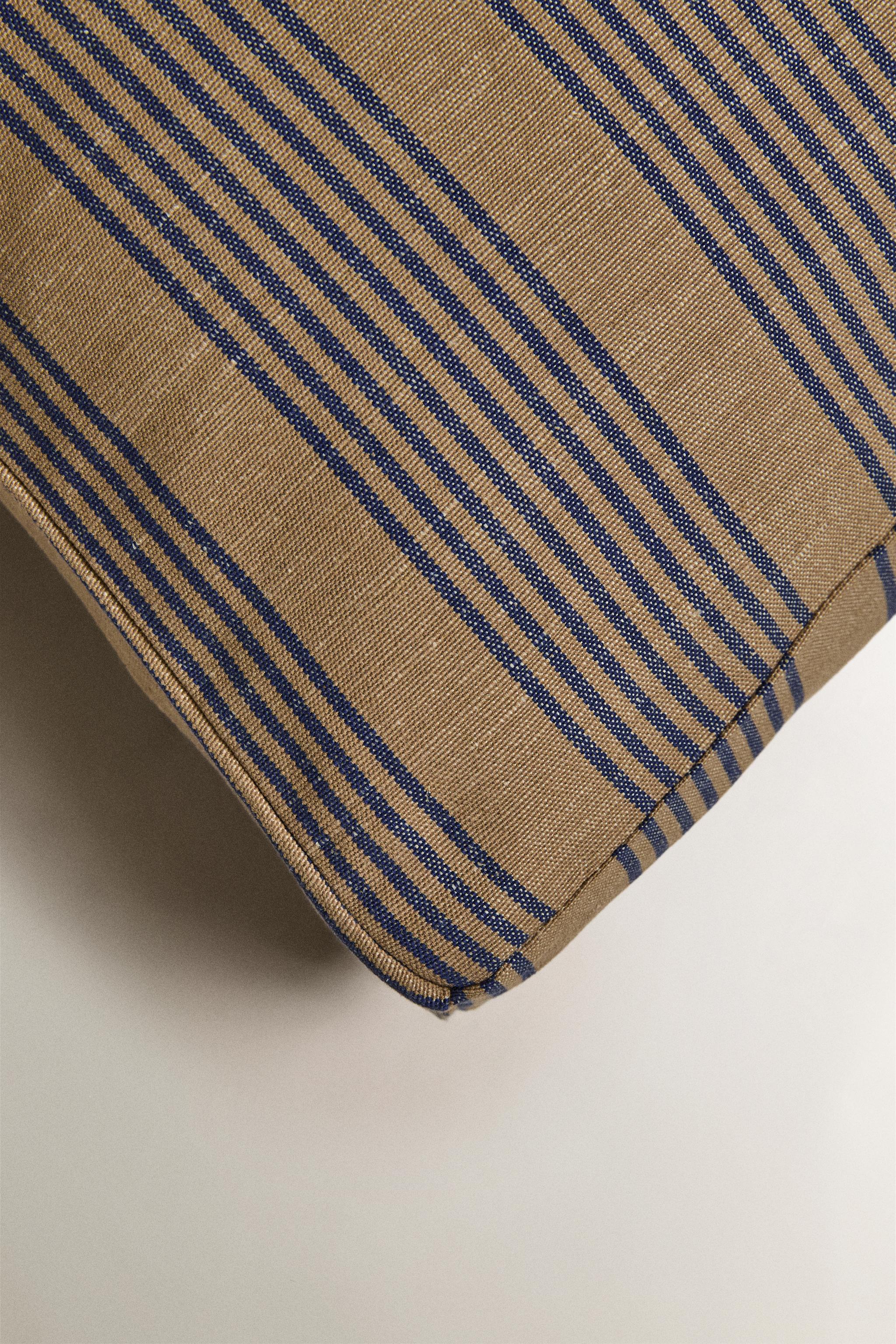 STRIPED BENCH BACK CUSHION